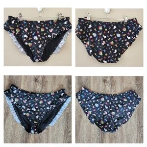 Hot Topic Swim Bottoms Rabbit Mushroom Frog NEW #1623